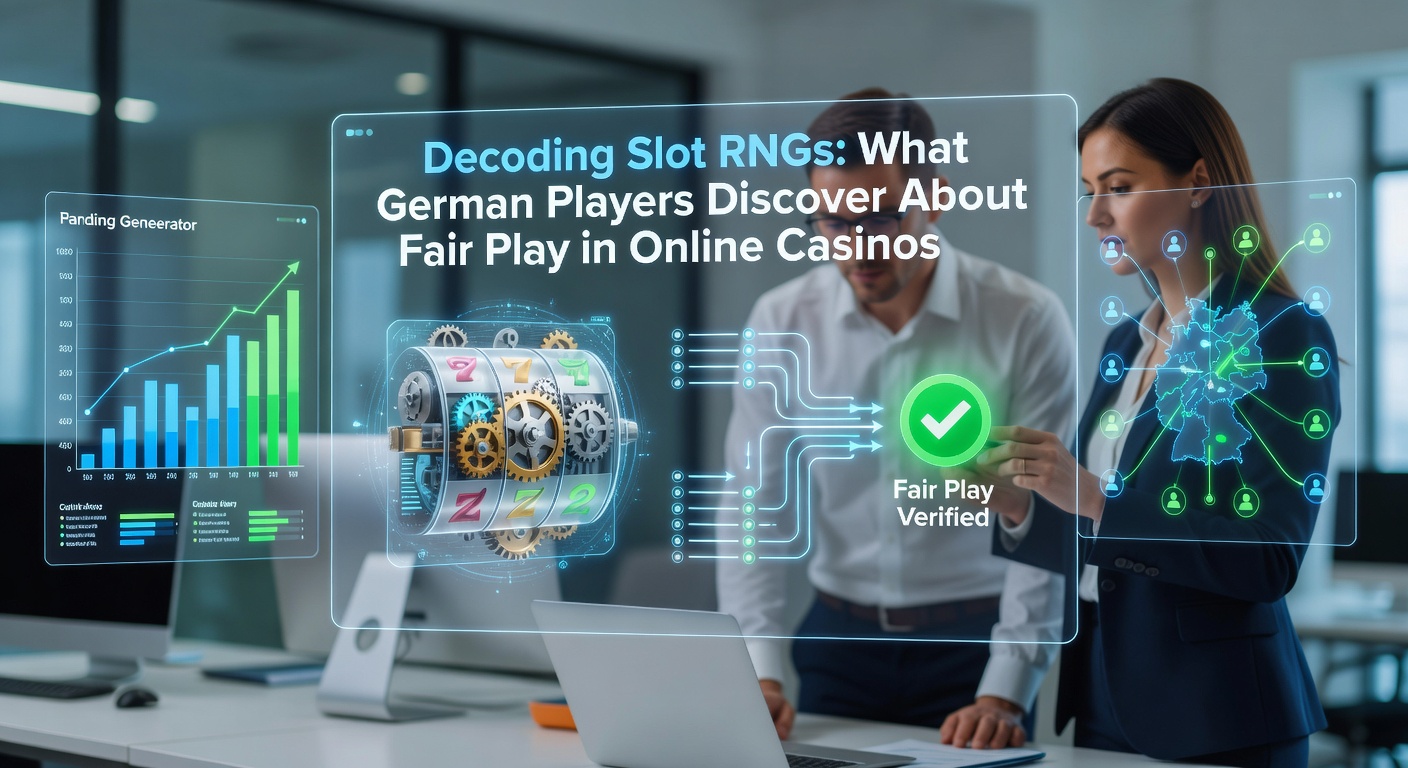 Detaillierte Grafik, die den Mechanismus eines Random Number Generators (RNG) in Online-Slots visualisiert, mit Algorithmen und Zufallssequenzen