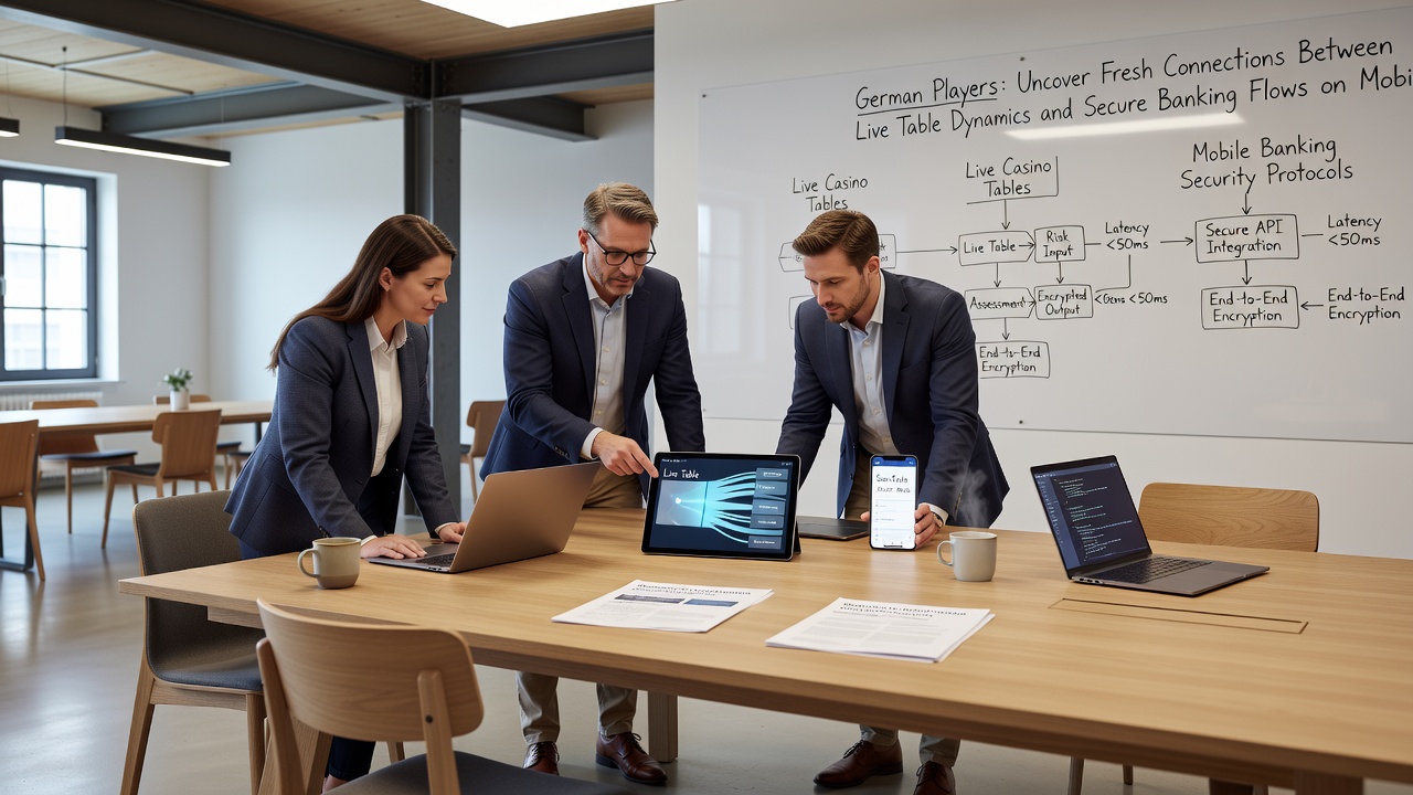 Sichere Bankflüsse und Live-Tisch-Interaktionen auf mobilen Geräten