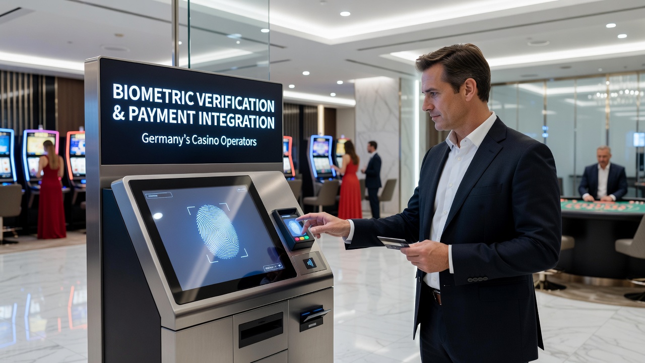 Mobile Integration biometrischer Verifikation mit Zahlungssystemen in Live-Casinos