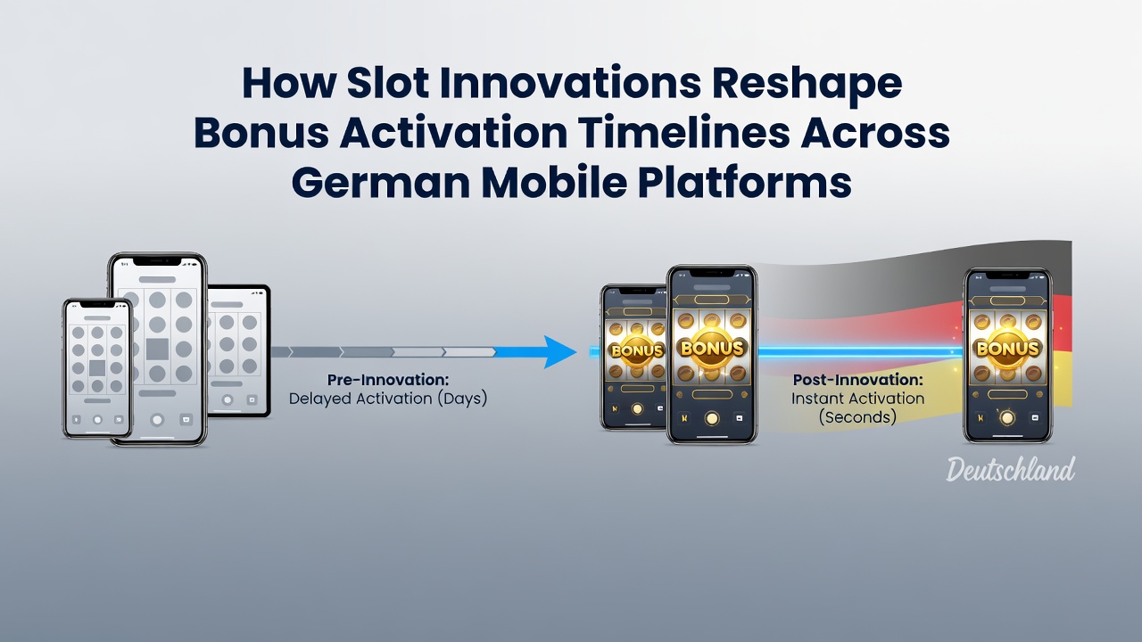 Mobile App-Oberfläche mit Slot-Bonus-Aktivierung und Zeitangaben