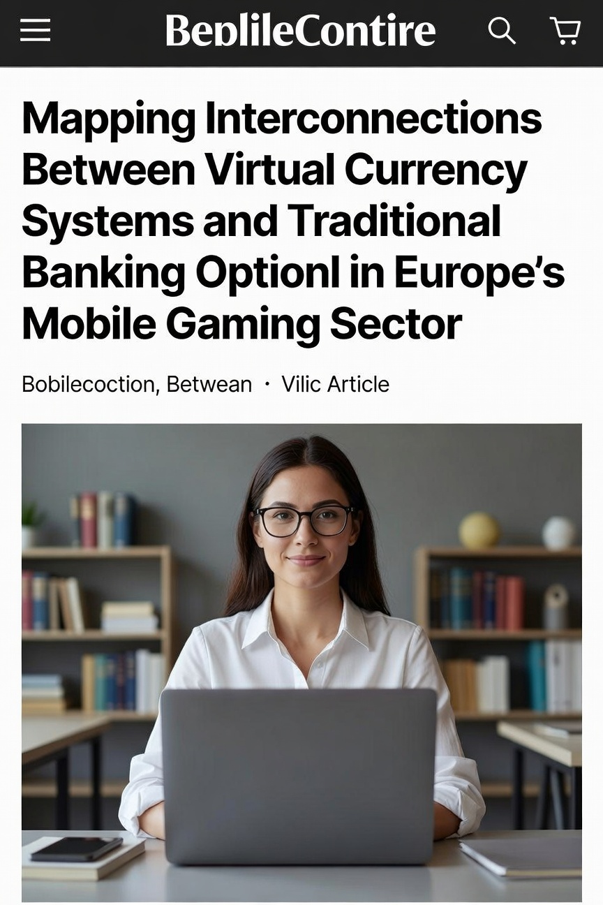 Darstellung von Verbindungen zwischen virtuellen Währungen und Bankoptionen im mobilen Gaming