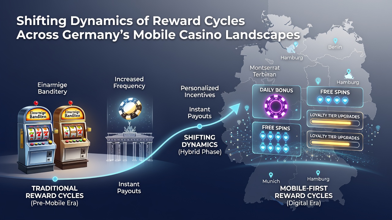 Darstellung von Belohnungszyklen mit Zahlungsoptionen und mobilen Transaktionen in Casino-Apps