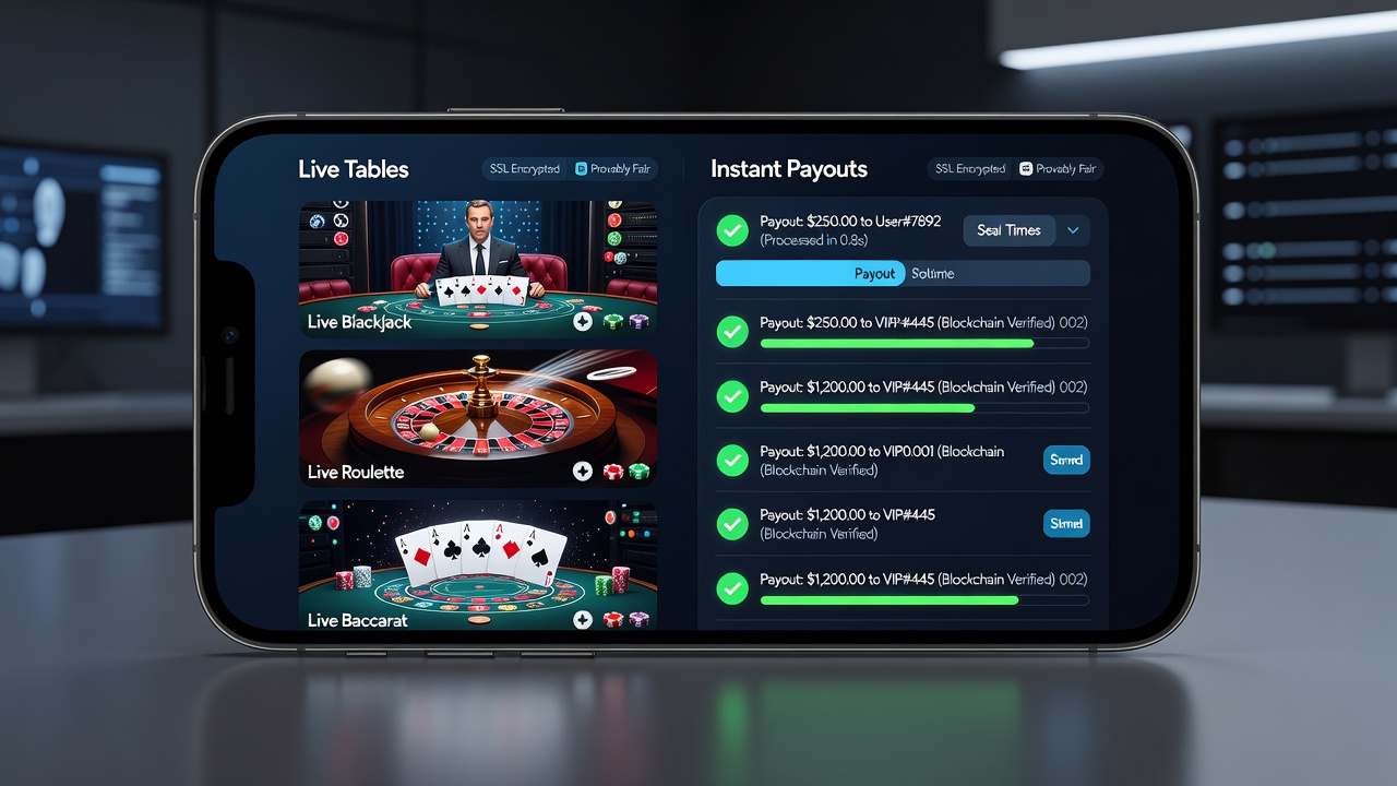 Sichere mobile Casino-Transaktionen bei Live-Spielen