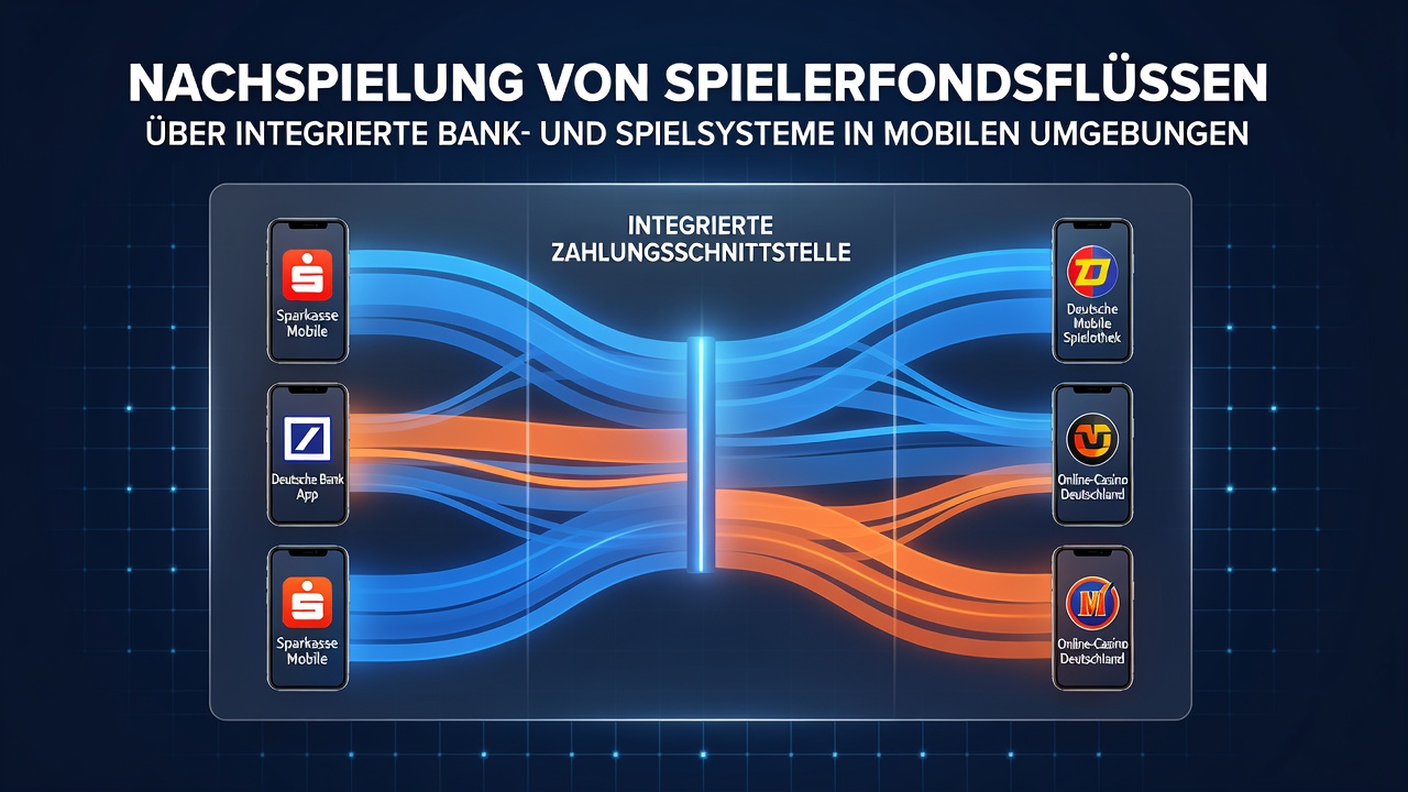 Darstellung integrierter Bank- und Gaming-Systeme mit Fokus auf mobile Transaktionen in Deutschland